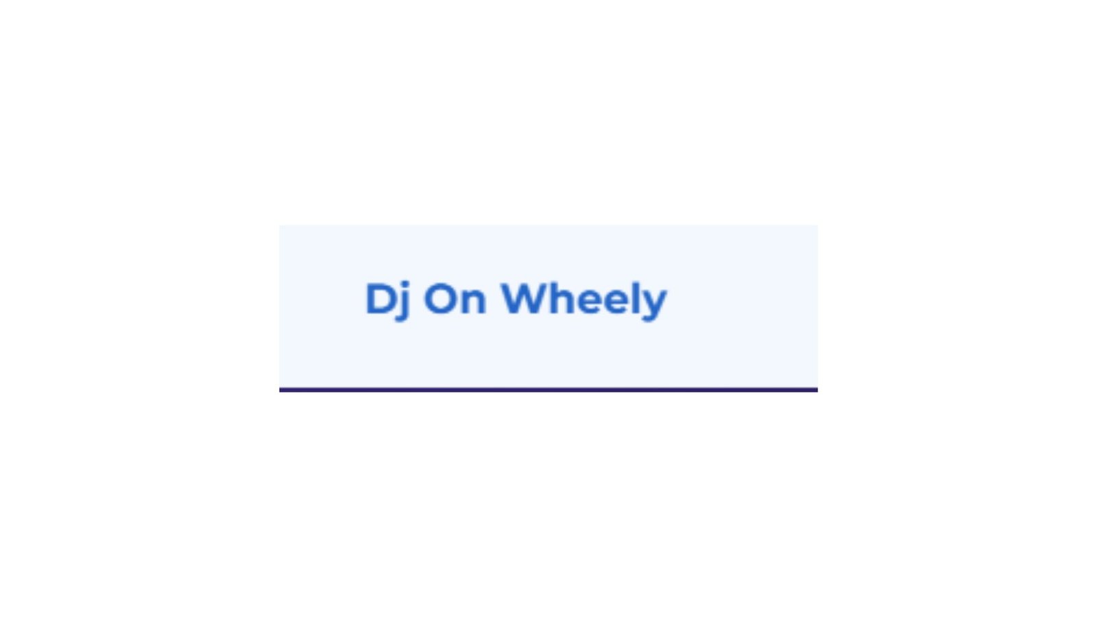 DJ On Wheely