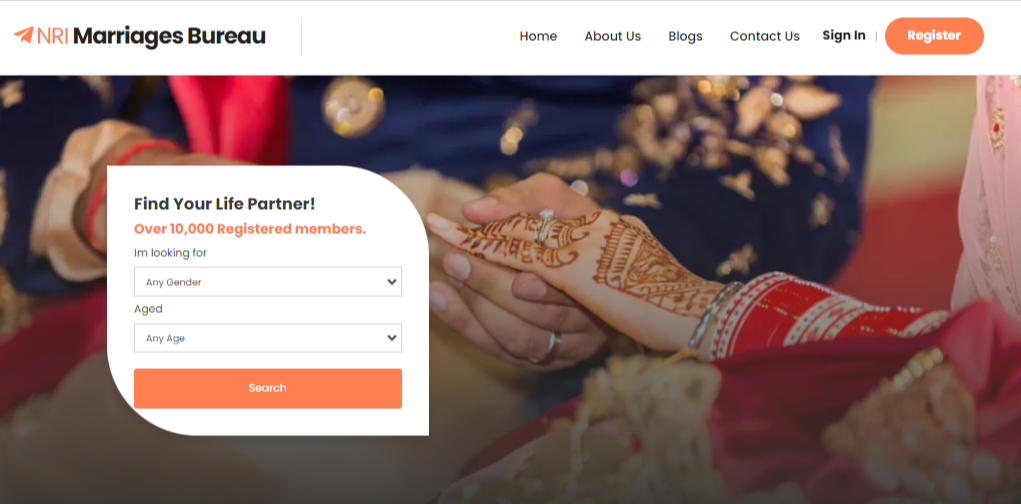 NRI marriage bureau - Find NRI partner in Canada