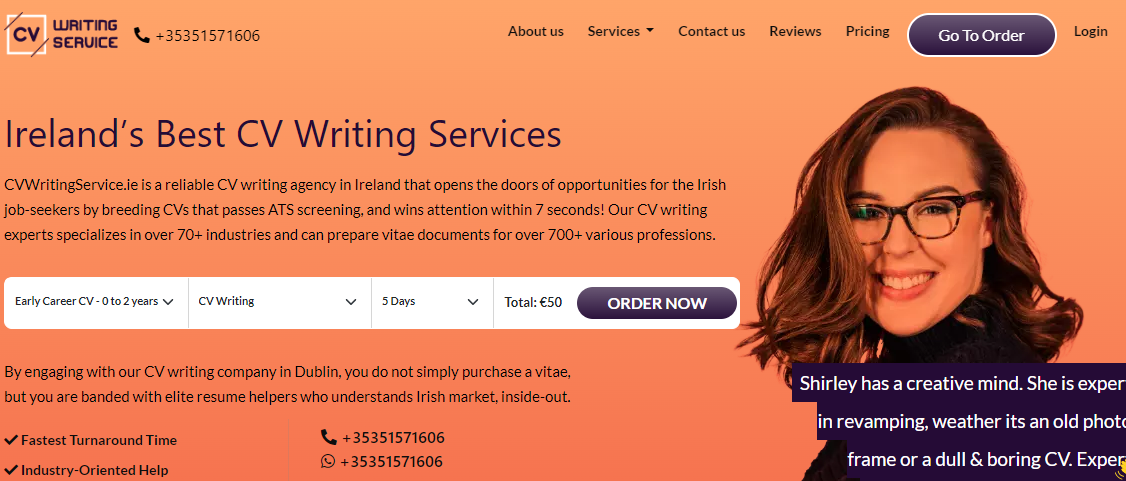 CV writing service
